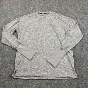 NIKE Women’s Grey Running Dri-Fit Long Sleeve Athletic shirt size: Small